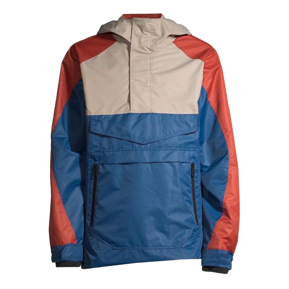 🆕 Swiss Tech Men's Hard Shell Ski/Snowboard
Color Block Pull-On Anorak Jacket - Picture 5 of 6
